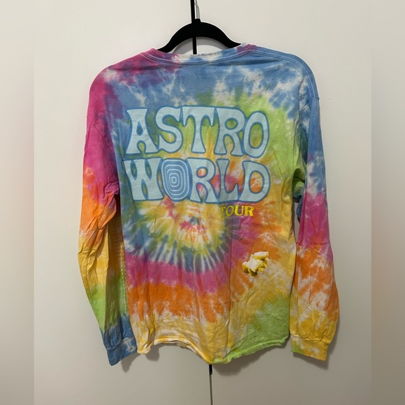 Travis Scott ASTROWORLD tour tie-dye shirt - Picture 2 of 5
